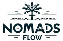 Logo de NomadsFlow estilo de vida libre